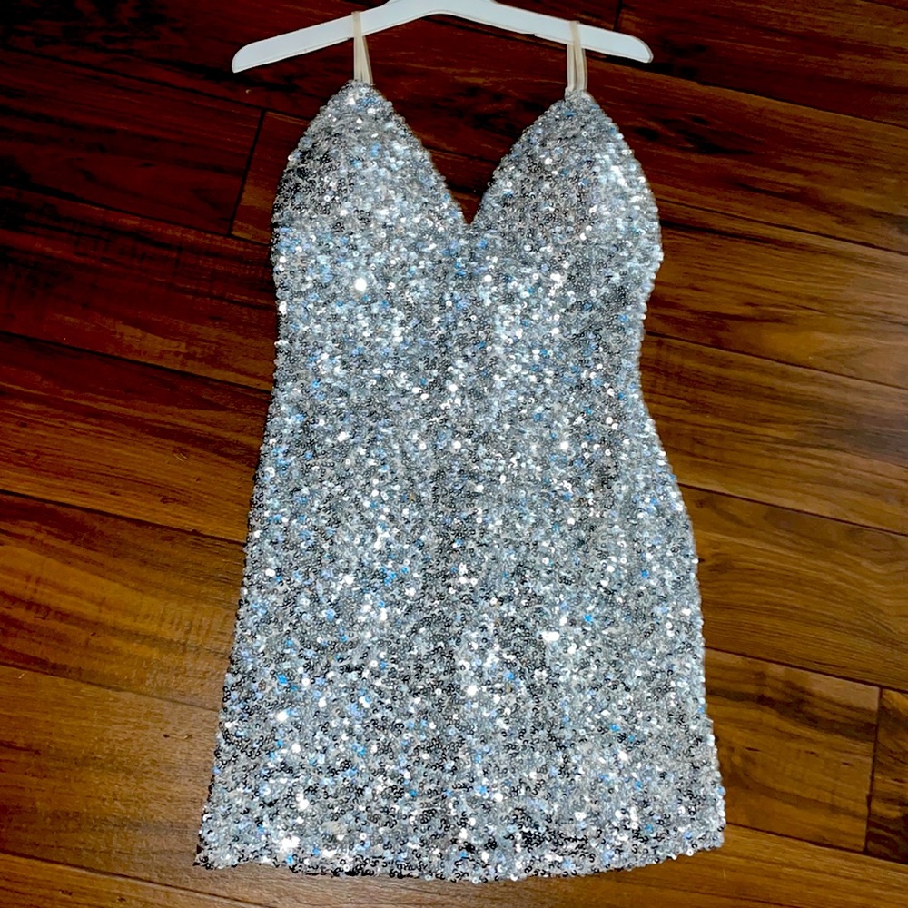 Fashion Nova Sequins Mini Dress - Picture 3 of 3